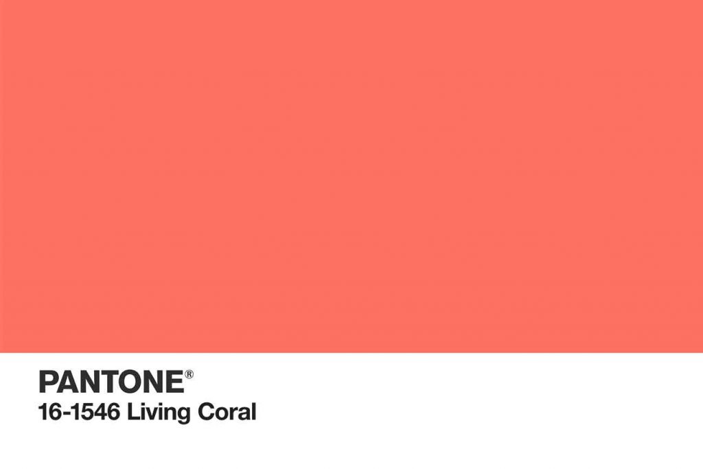 pantone living coral